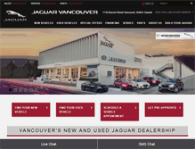 Tablet Screenshot of jaguarvancouver.ca